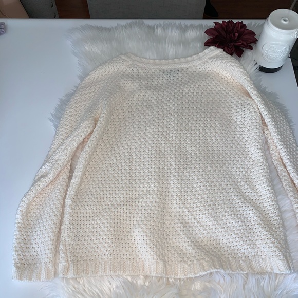 Cream sweater by a.n.a Petite size large - Picture 5 of 8
